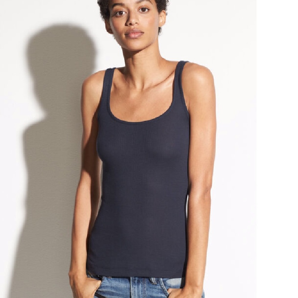 Vince scoop neck tank